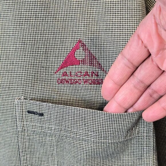 Gear For Sports Houndstooth Button Down Alcan Oswego Works Shirt Mens Sz XXL - Picture 4 of 11